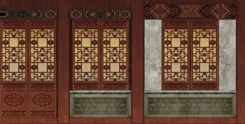鼓楼隔扇槛窗的基本构造和饰件